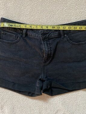 Time and Tru Black Denim Jean Shorts